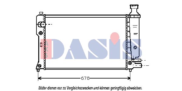 AKS DASIS Radiators, Motora dzesēšanas sistēma 160049N